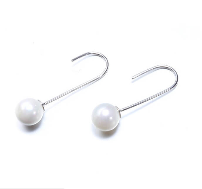 Precious Pearl Dangle Earrings - Rose Gold