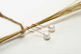 Precious Pearl Dangle Earrings - Rose Gold