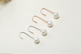 Precious Pearl Dangle Earrings - Rose Gold