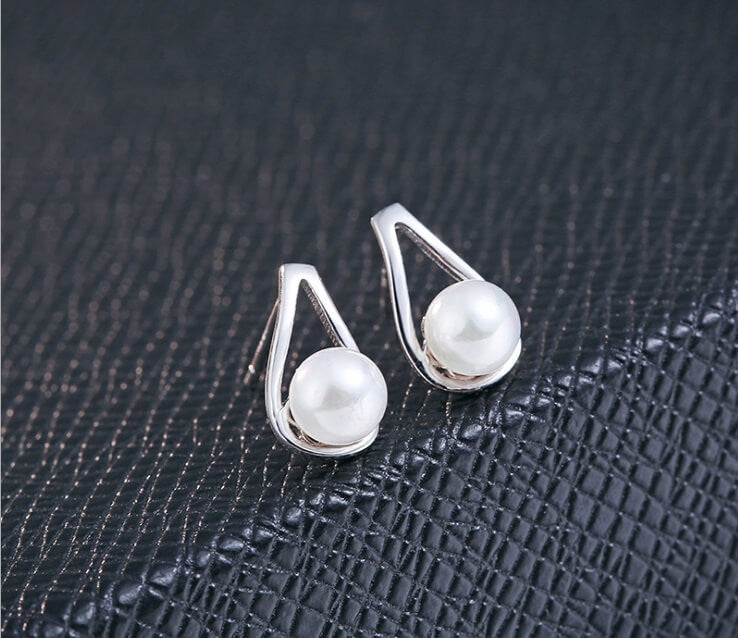 Opulence Pearl Stud Earrings
