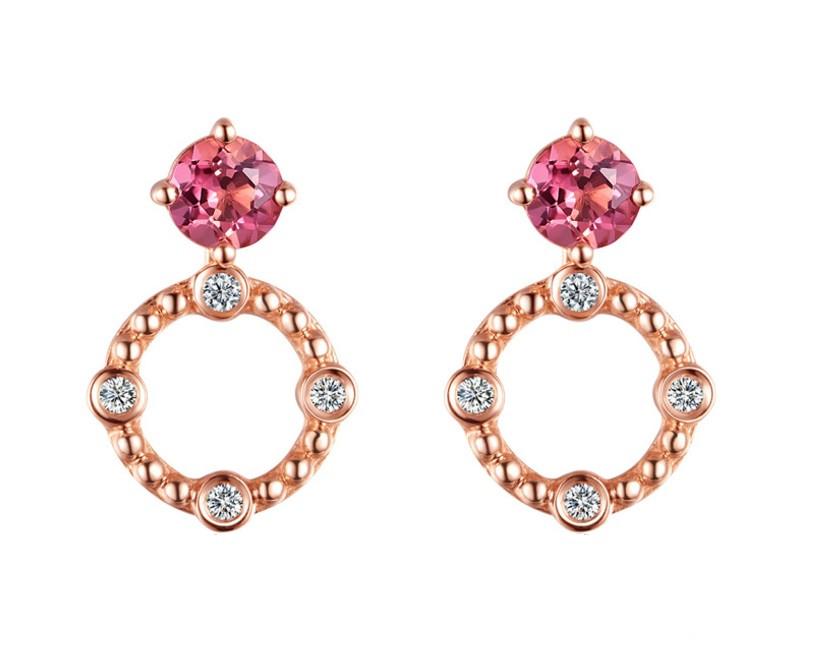 Grapefruit Shine Multiway Stud Earrings