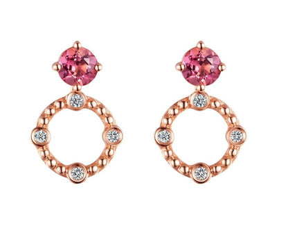 Grapefruit Shine Multiway Stud Earrings