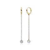 Lunar Gold Dangle Earrings
