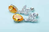 Amber Love Dangle Earrings