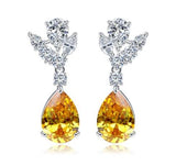 Amber Love Dangle Earrings