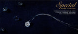 Bedazzling 925 Sterling Silver Jewelry Set (Necklace + Earrings)