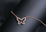 Glitter Fly Necklace - Silver