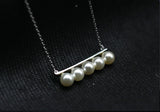 Pearly Bar Necklace
