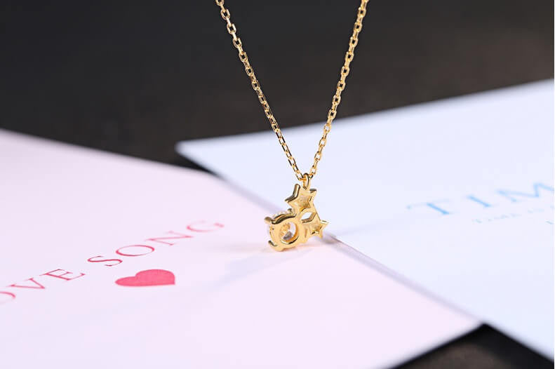 Stars in Your Eye Necklace
