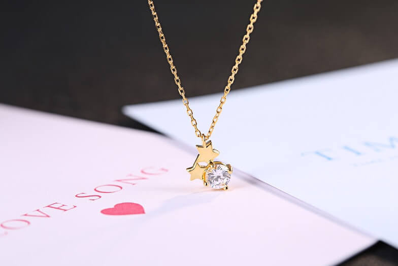 Stars in Your Eye Necklace