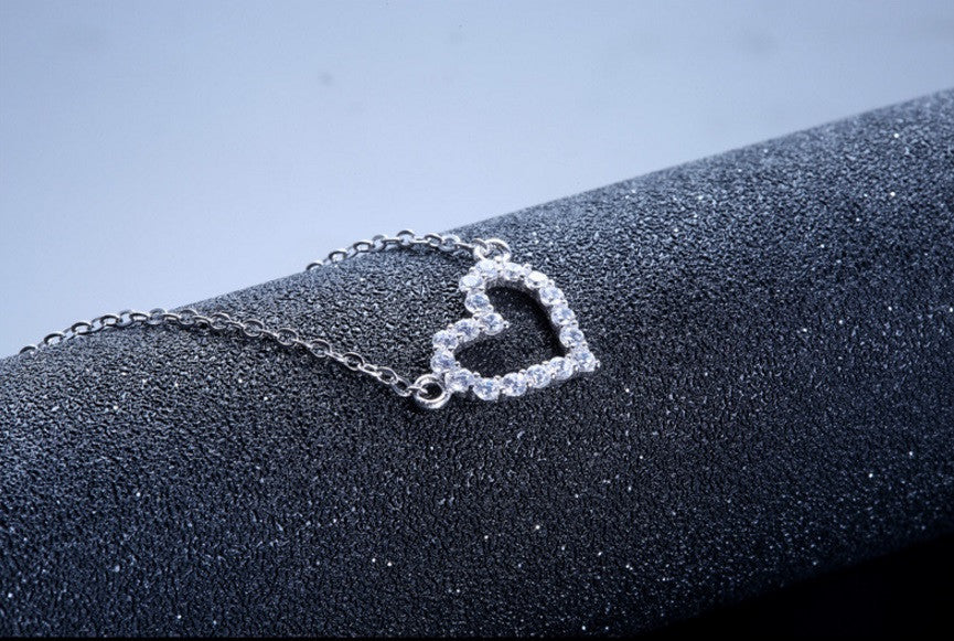 Dazzling Heart Necklace - VivereRosse