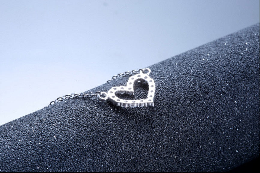 Dazzling Heart Necklace - VivereRosse