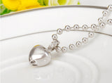 Dangle Heart Necklace - VivereRosse