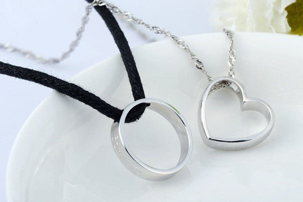 Love You Forever Couple Necklace