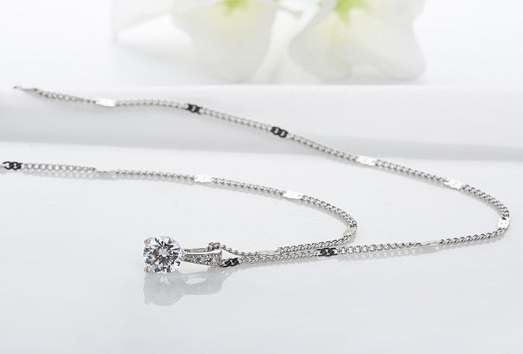 Galaxy Solitaire Necklace