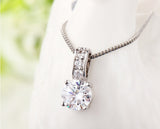 Starfall Solitaire Necklace