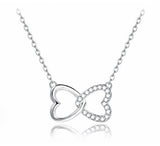 Hugs and Kisses Necklace - Rose Gold
