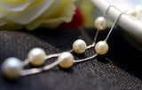 Snowy Dewdrops Pearl Necklace