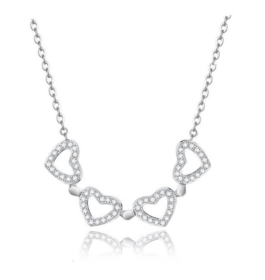 Quart Heart Necklace