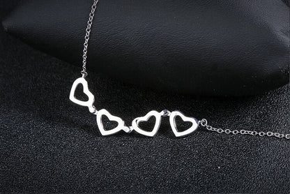 Quart Heart Necklace