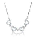 Quart Heart Necklace