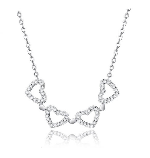 Quart Heart Necklace