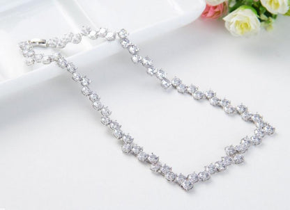 Glitzy Tennis Necklace