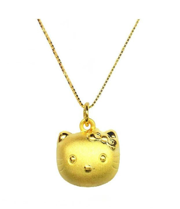 Golden Kitty Necklace