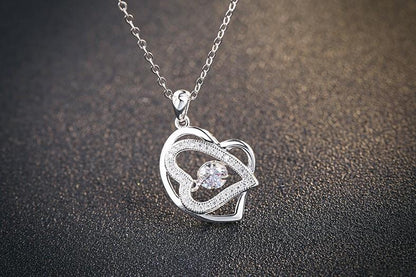 Beating Heart Dancing Stone Necklace