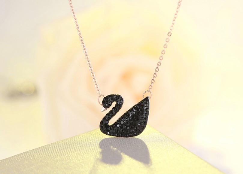 Black Swan Necklace