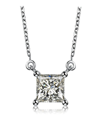 Princess Cut Necklace