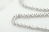 Classy Solitaire Tennis Necklace