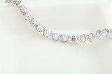 Classy Solitaire Tennis Necklace