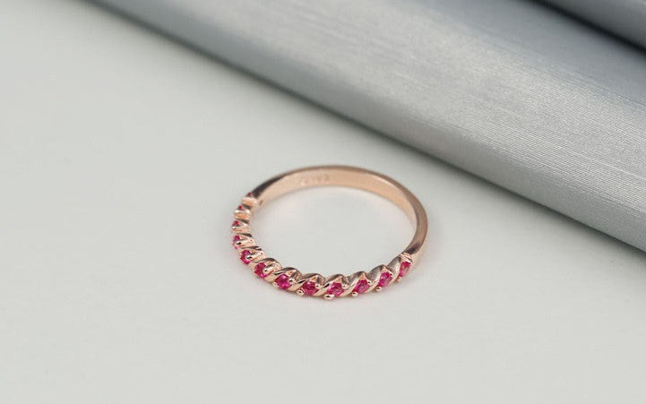 Pink Eternity Ring