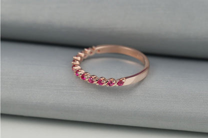 Pink Eternity Ring