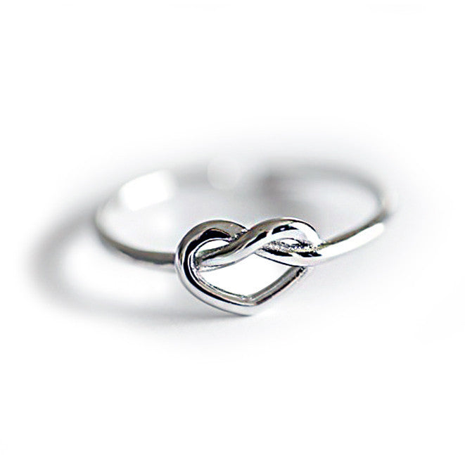 Love Knot Silver Ring