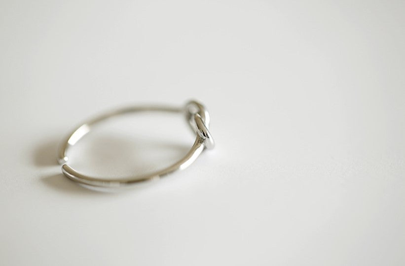 Love Knot Silver Ring