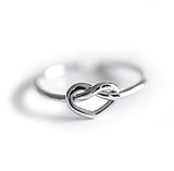 Love Knot Silver Ring