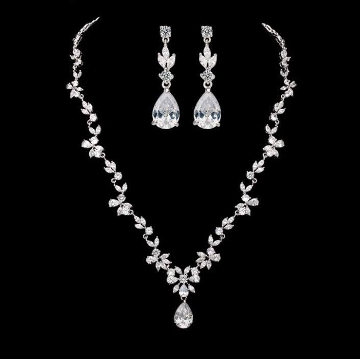 Modern Lady Luxury Bridal Jewelry Set
