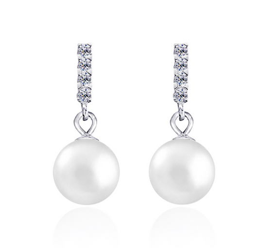 Posh Pearl Drop Earrings