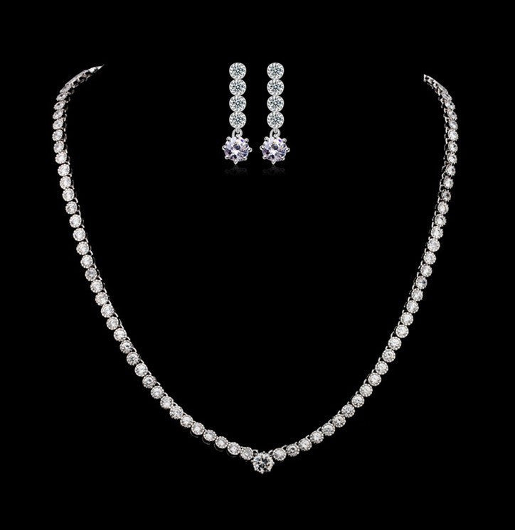 Lavish Bridal Jewelry Set - VivereRosse